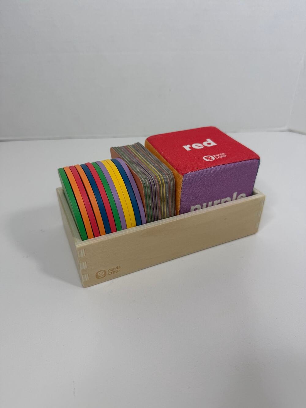 KiwiCo Panda Crate "Let's Learn Colors & Matching" activity set